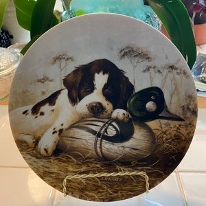 Collectible limited edition collectors plate.